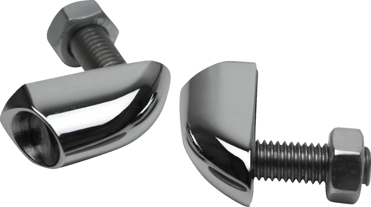 KODLIN MOTORCYCLE 3-1 Bullet Rear Indicator Lights - Smooth - Chrome K68464