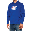 100% Official Fleece Zip-Up Hoodie - Royal - Large 20032-00022