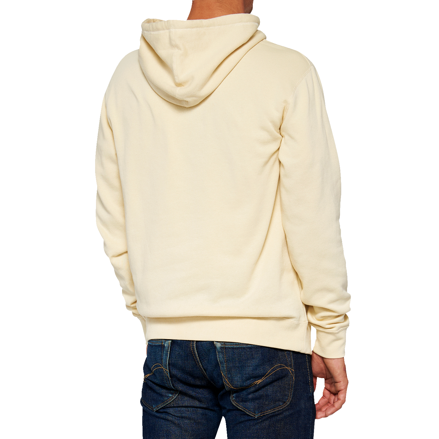 100% Icon Pullover Hoodie - Chalk - Large 20029-00007