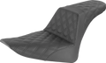 SADDLEMEN Step-Up Seat - Full Lattice Stitch - Black - FLS 812-26-175