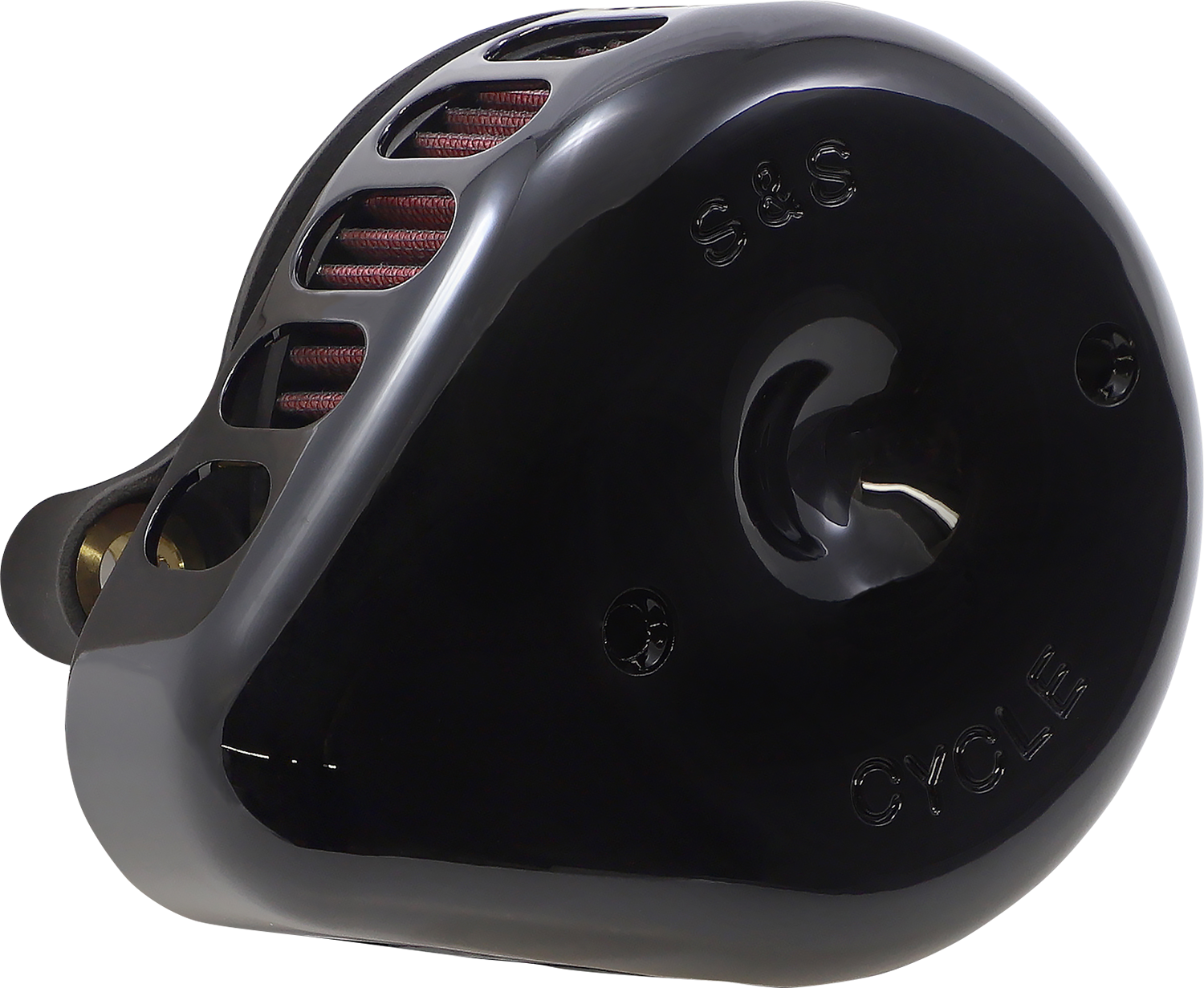 S&S CYCLE Mounted Air Cleaner - Black - M8 FIT 17-21 MODELS 170-0436C