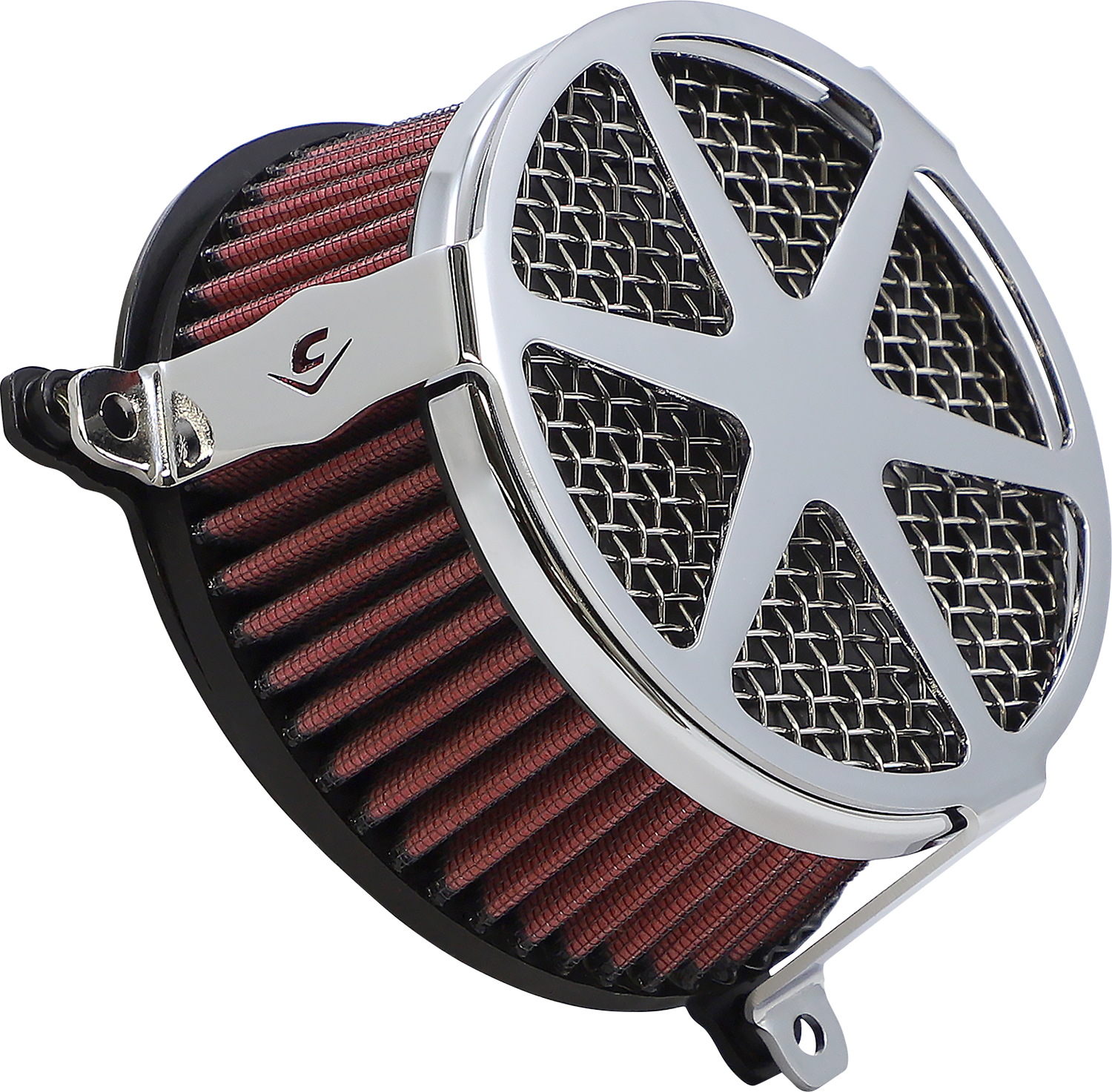 COBRA Air Filter - Spoke - Chrome 606-0100-04-SB