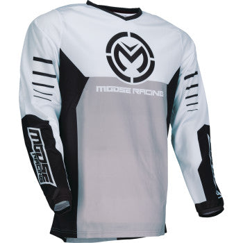 MOOSE RACING Qualifier® Jersey - Black/White - 3XL 2910-8156