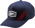 100% Cornerstone Snapback Hat - Steel 20070-245-01