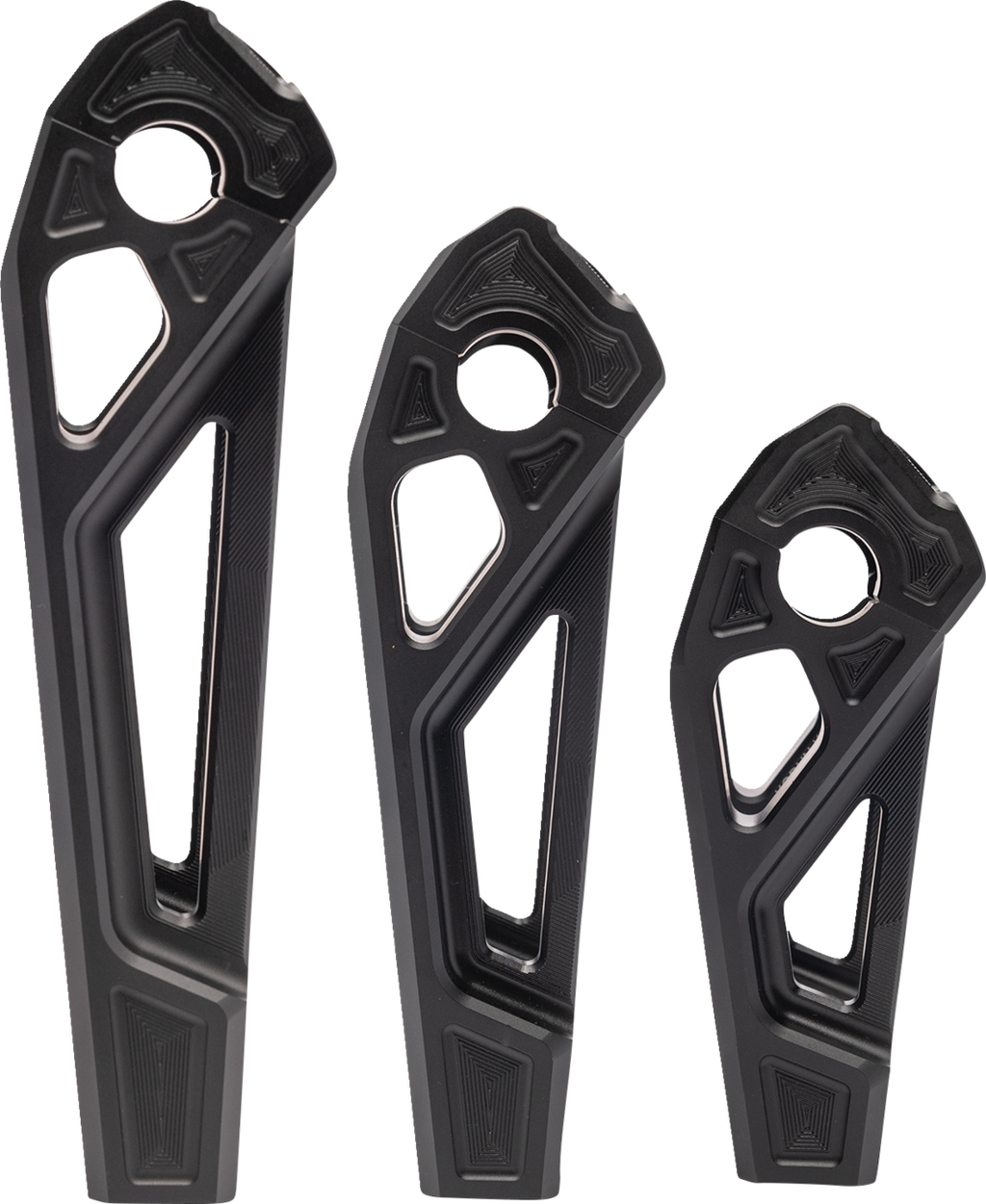 KODLIN MOTORCYCLE Risers - Fastback - 10" - Black K55121