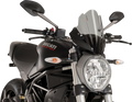 PUIG HI-TECH PARTS Race Windscreen - Dark Smoke - Tour - Ducati 8900F