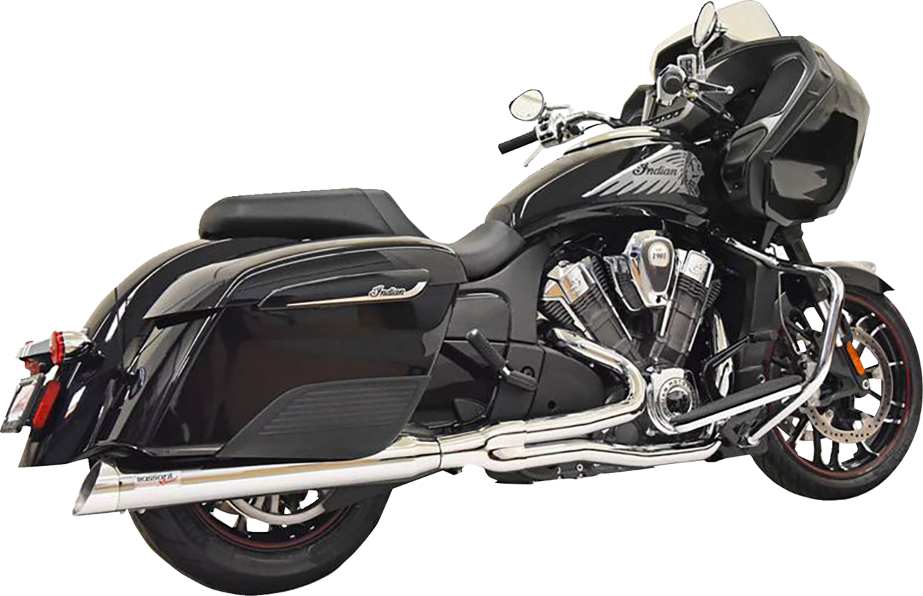 BASSANI XHAUST Road Rage 2:1 Exhaust - Chrome - Challenger 8H18S