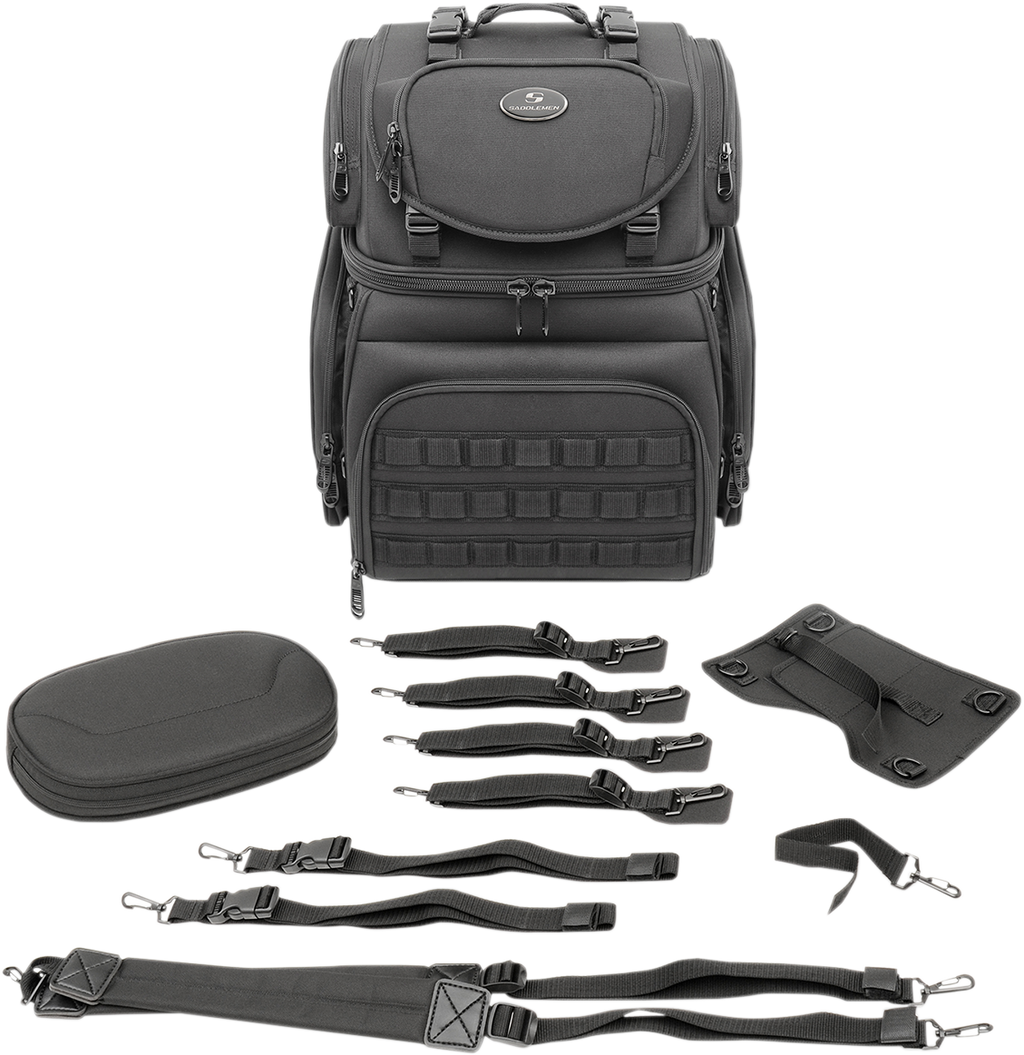 SADDLEMEN Sissy Bar Bag - BR3400 Tactical EX000298A