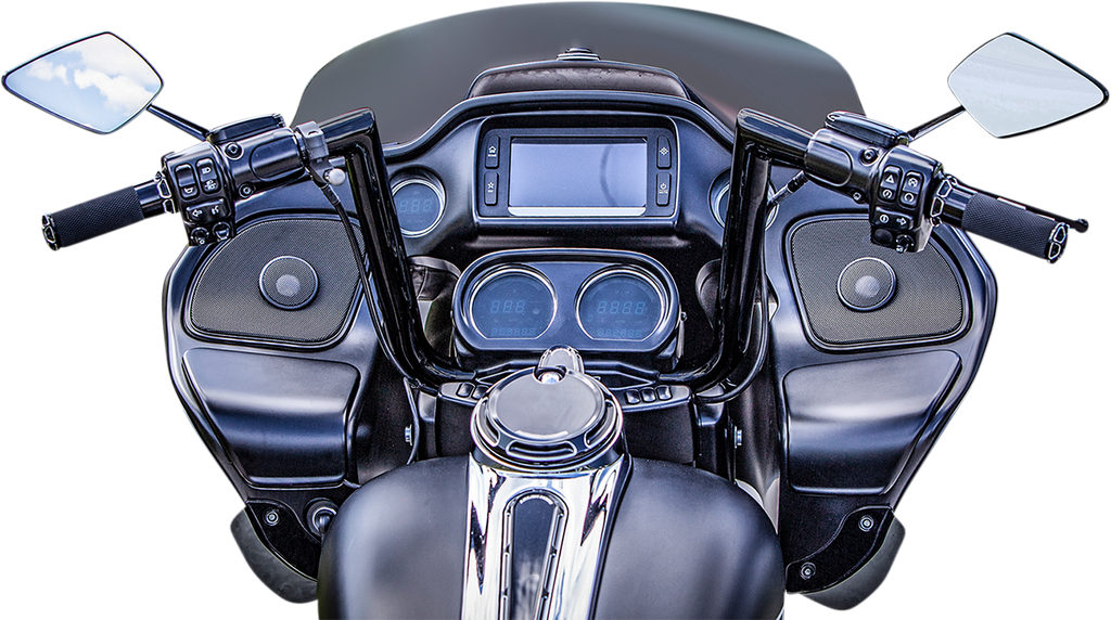 KHROME WERKS Handlebar - FLT - 12" - Black 300722
