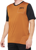 100% Ridecamp Jersey - Terracotta/Black - Large 40027-00017