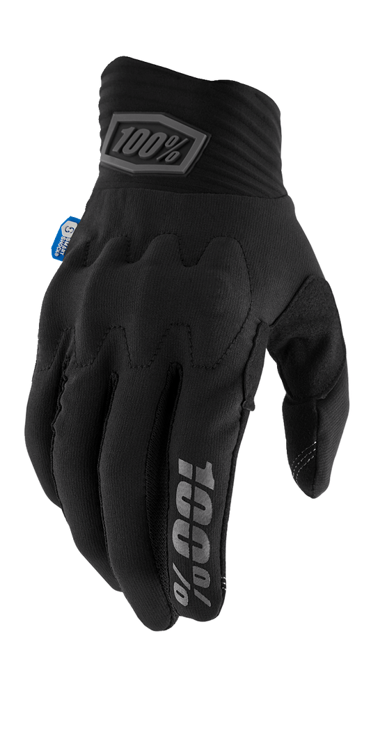 100% Cognito Smart Shock Gloves - Black - Medium 10014-00031