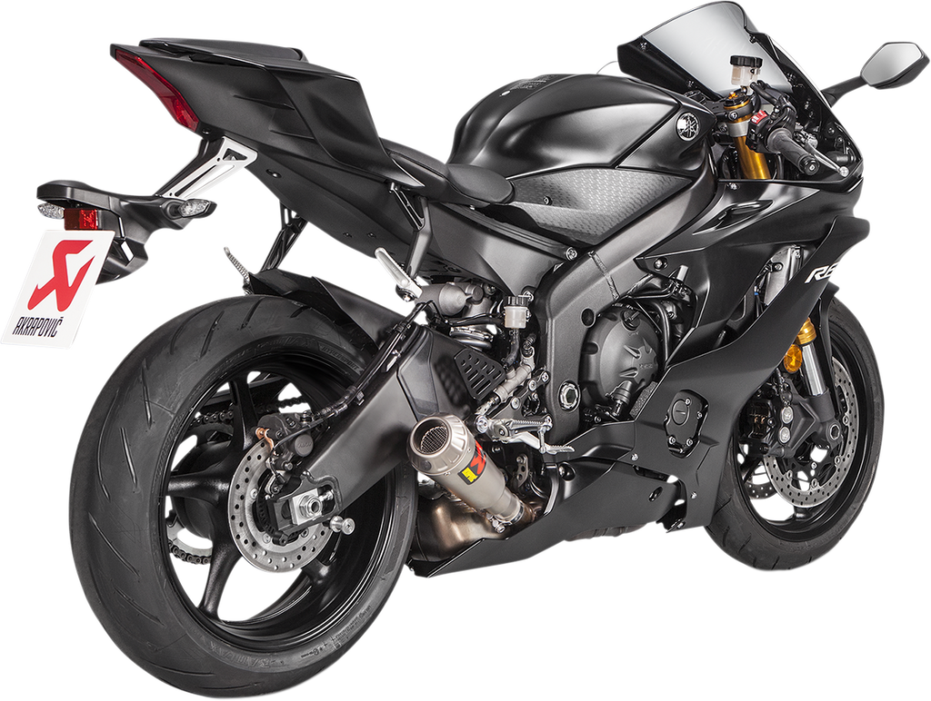 AKRAPOVIC Slip-On Line Muffler - Titanium YZF-R6 2017-2020 S-Y6SO10-AHBT 1811-2697