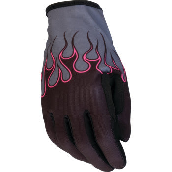 Z1R Women's Flame Gloves - Pink - Large 3302-1019