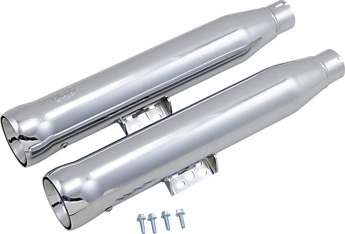 COBRA Neighbor Hater Mufflers - Chrome Softail  Heritage  / Deluxe  2018-2023    6048