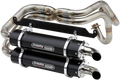TRINITY RACING Dual Exhaust - Black - Talon 2019-2024 Honda Talon 2 and 4 seat TR-4170D-BK