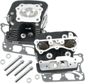 S&S CYCLE Cylinder Heads - Black NO MACHINED COMP RELEASE 900-0251