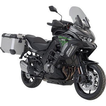 SW-MOTECH TRAX ADV Aluminum Case System - Silver - Kawasaki Versys 1000 '18-'23 KFT.08.922.70001/S