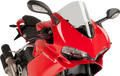 PUIG HI-TECH PARTS Race Windscreen - Clear - Panigale 7621W