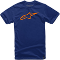 ALPINESTARS Ageless T-Shirt - Navy/Orange - XL 1032720307032XL