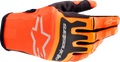 ALPINESTARS Techstar Gloves - Hot Orange/Black - Small 3561023-411-S