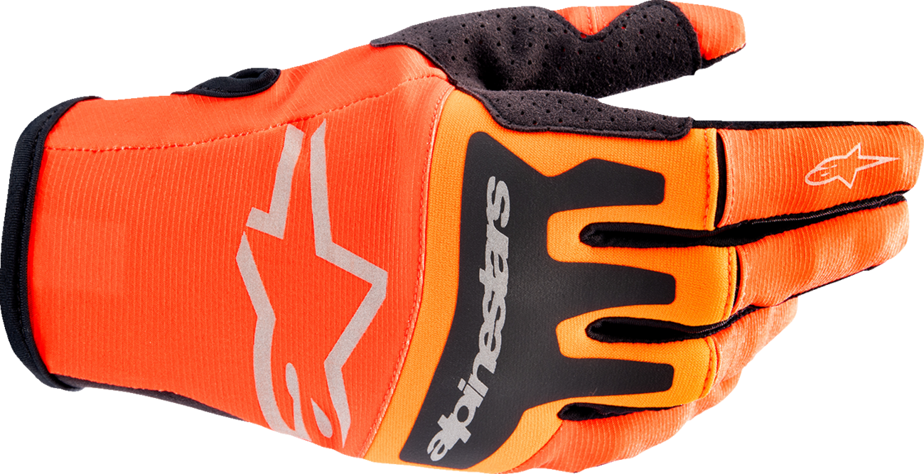 ALPINESTARS Techstar Gloves - Hot Orange/Black - 2XL 3561023-411-2X