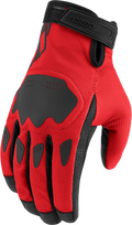 ICON Hooligan™ CE Gloves - Red - Medium 3301-4385
