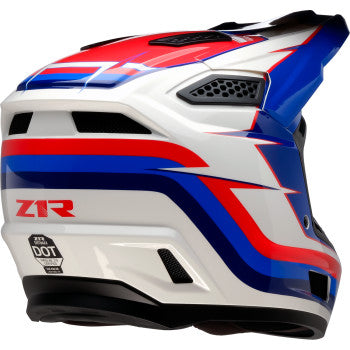 Z1R Dirt Maxx Helmet - Vortex - Red/White/Blue - XS 0110-9352