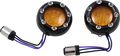 ARLEN NESS LED Light Kit for Factory Turn Signal Housing - Amber/White - Black 12-759