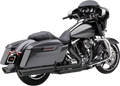 COBRA 909 Slip-On Mufflers for FL - Black 6108RB