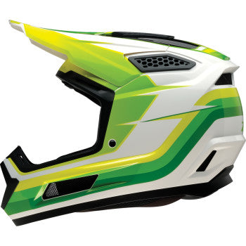 Z1R Dirt Maxx Helmet - Vortex - White/Green - Large 0110-9367