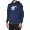100% Icon Pullover Hoodie - Navy - XL 20029-00028