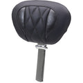 MUSTANG Deluxe Driver Backrest - Diamond - Black Stitching - FLT/FLH '23-'25 89460