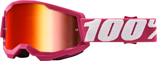 100% Strata 2 Goggles - Fletcher - Red Mirror 50028-00010