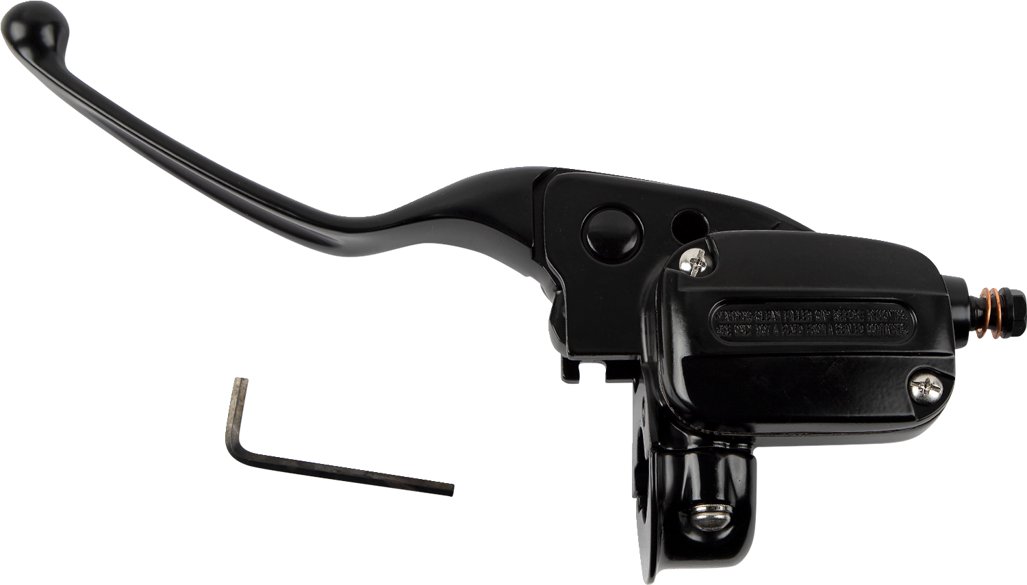 DRAG SPECIALTIES Master Cylinder Assembly - Clutch - Black H07-0802MB-2 0612-0477