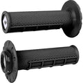 ODI Half Waffle v2.1 Lock-On Grips - ATV/MX - Black/Black J33HWB-B