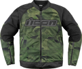ICON Overlord3 Mesh™ Camo Jacket - Green - Medium 2820-6706