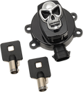 DRAG SPECIALTIES Ignition Switch - Skull - Black E21-0214GBSKD