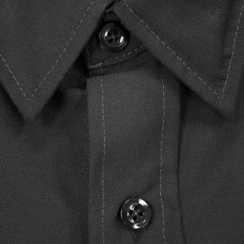 American Biker Biker Sam Contrast Stitch Shop Shirt - Black/Gray - 3XL ABBSAM16ST8BCH3R