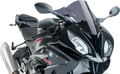 PUIG HI-TECH PARTS Race Windscreen - Dark Smoke - S1000RR 7564F