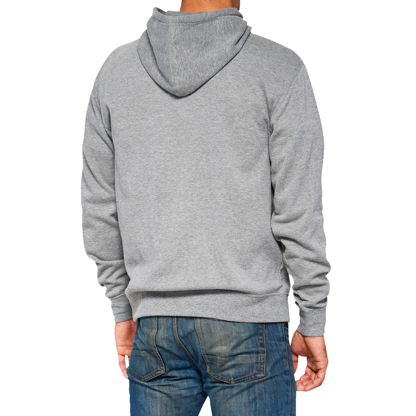 100% Icon Pullover Hoodie - Gray - Medium 20029-00016