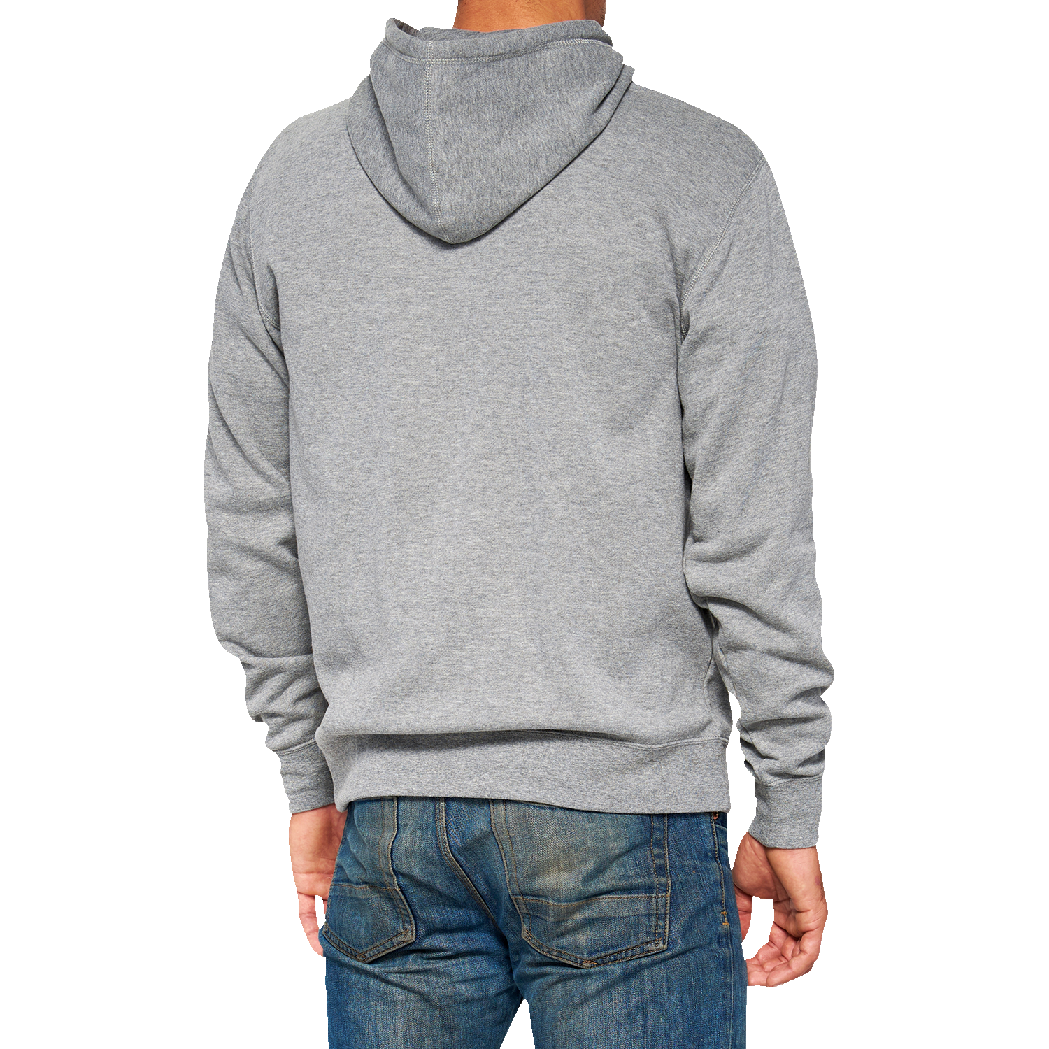 100% Icon Pullover Hoodie - Gray - Small 20029-00015