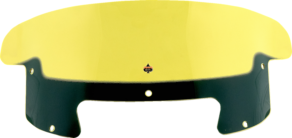KLOCK WERKS Kolor Flare™ Windshield - 8" - Yellow - Indian KWW-04-0620