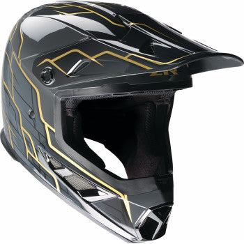 Z1R Rise 2.0 Helmet - Hyacinth - Black/Gold - XS 0110-8625