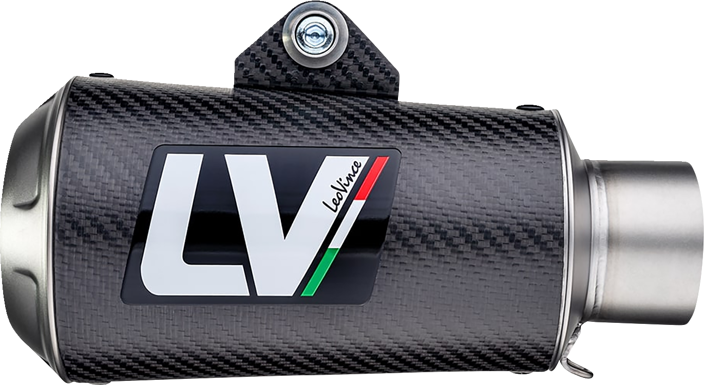 LEOVINCE LV-10 Slip-On Muffler - Carbon Fiber 15242C