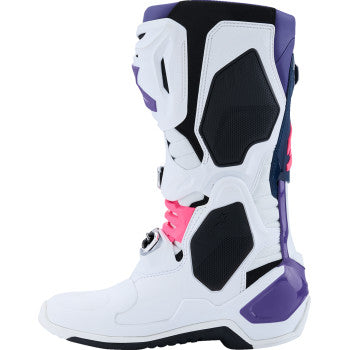ALPINESTARS Tech 10 Boots - White/Violet/Navy/Pink Fluorescent - US 9 / EU 43 2010020-2780-9
