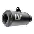 LEOVINCE LV-10 Slip-On Muffler - Universal Black 9746FBU  1811-4293 NO RETURNS- YOU GET WHAT YOU SEE IN THE PIC
