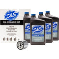 S&S CYCLE Oil Change Kit - Black Filter - '84-'99 Big Twin/'86-'17 Sportster - 4 US quarts 153965-BLACK