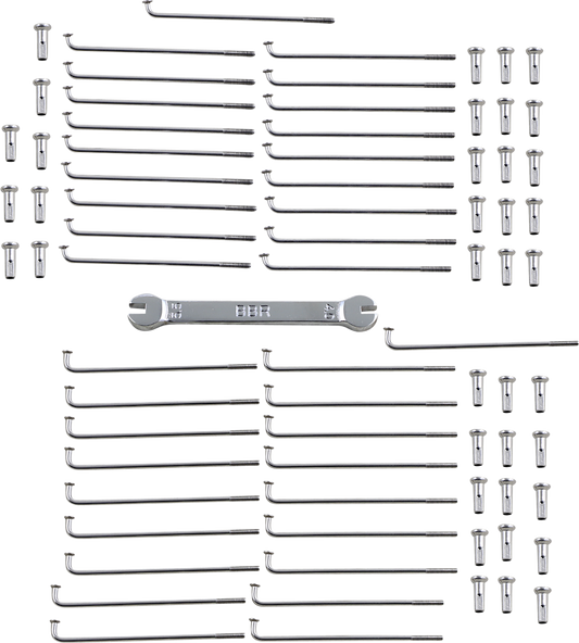 BBR MOTORSPORTS Spokes - Stock Hub - Rear - 12" 391-KLX-1101