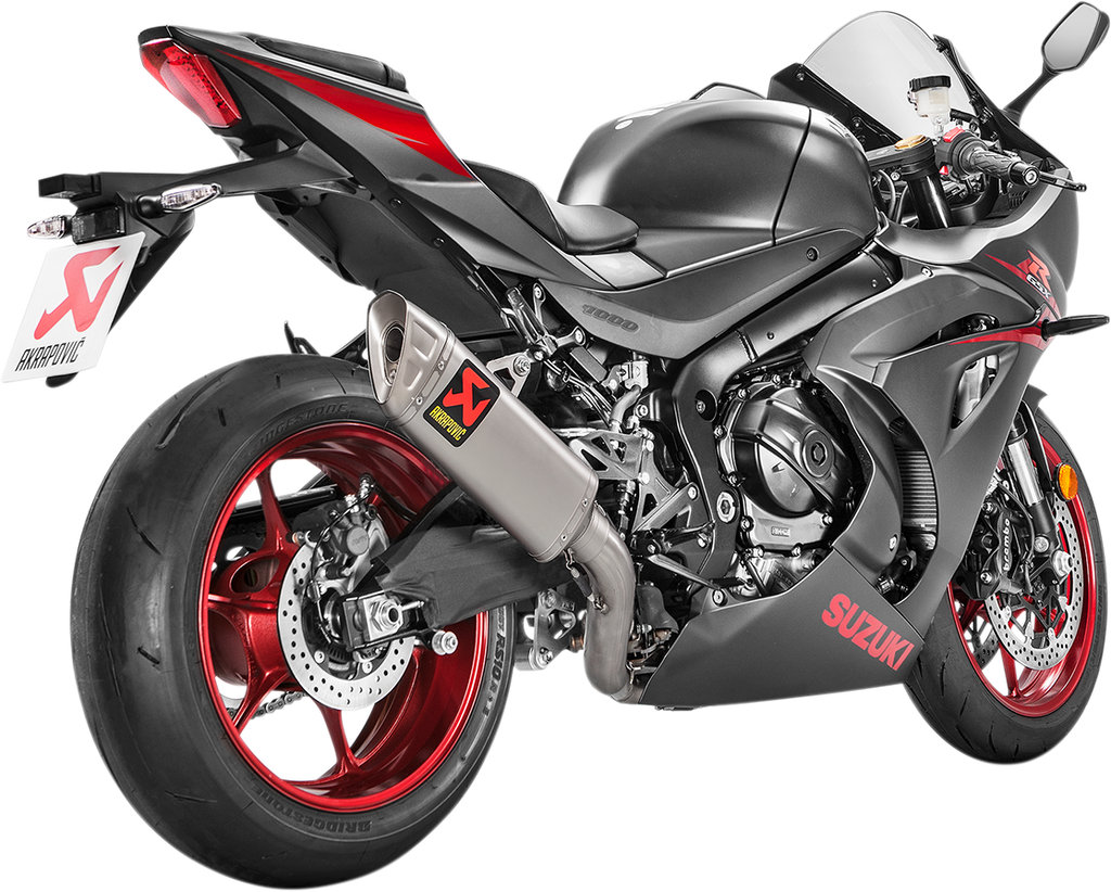 AKRAPOVIC Race Exhaust - Stainless Steel/Titanium GSX-R 1000 2017-2025 S-S10R11-APLT 1810-2532