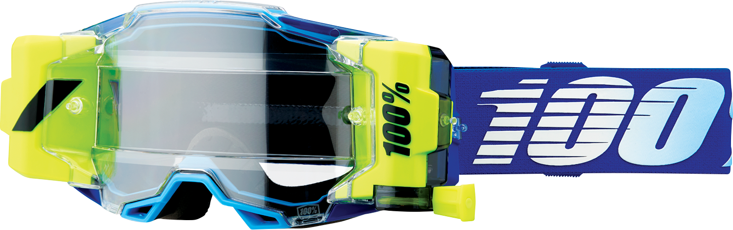 100% Armega Forecast Goggles - Royal - Clear 50006-00003